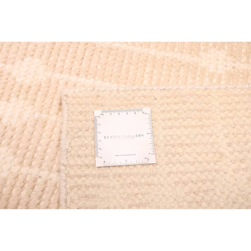ECARPETGALLERY Hand-knotted Tangier Beige Wool Rug - 5'3 x 7'10