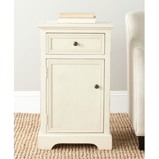 SAFAVIEH Jarome Cream End Table - 17.9" x 15" x 30.1"