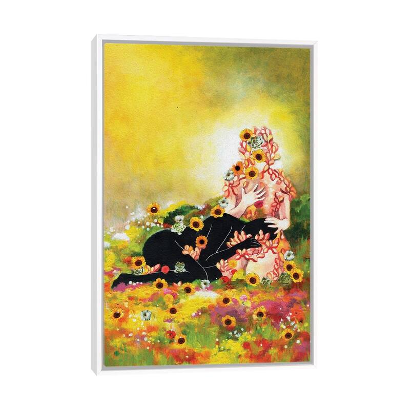 iCanvas "Healing My Younger Self" by Pride Nyasha Framed Canvas Print - White - 26x18