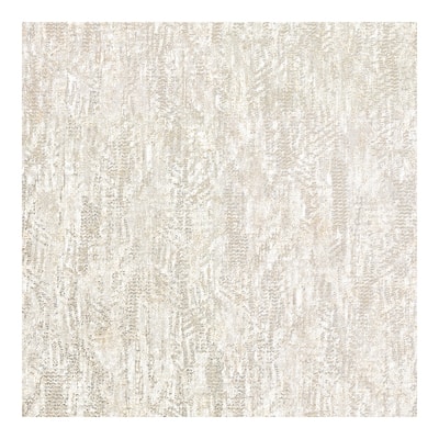 Luster White Distressed Texture Wallpaper - 21 x 396 x 0.025