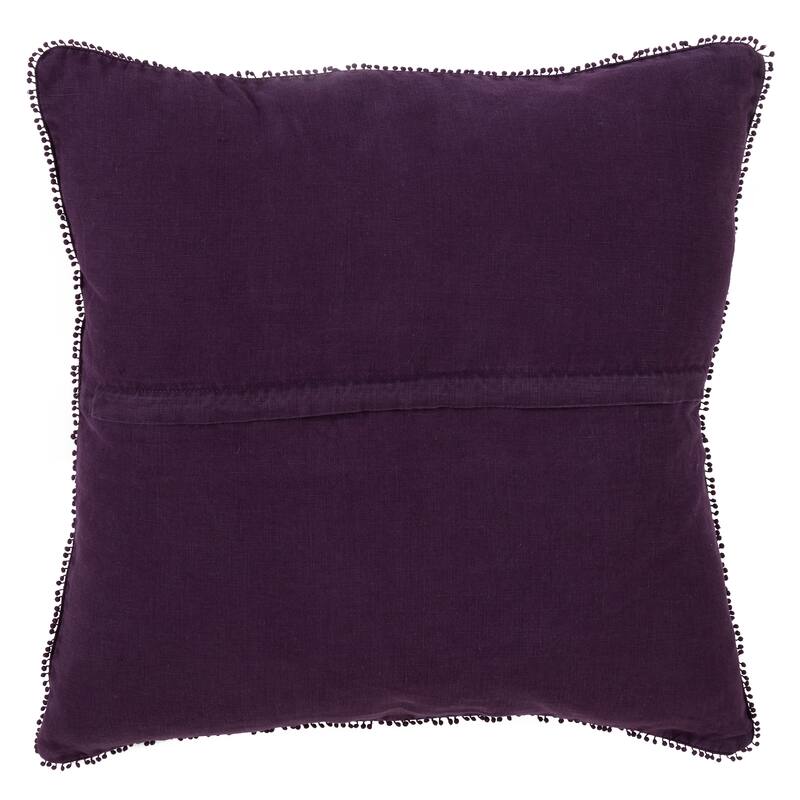 Pom Pom Design Throw Pillow