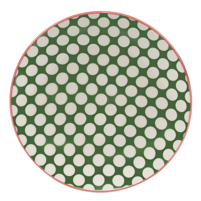Certified International Winter Medley 6" Luncheon/Canape Plates, Set of 6 Assorted Designs - 6-inch