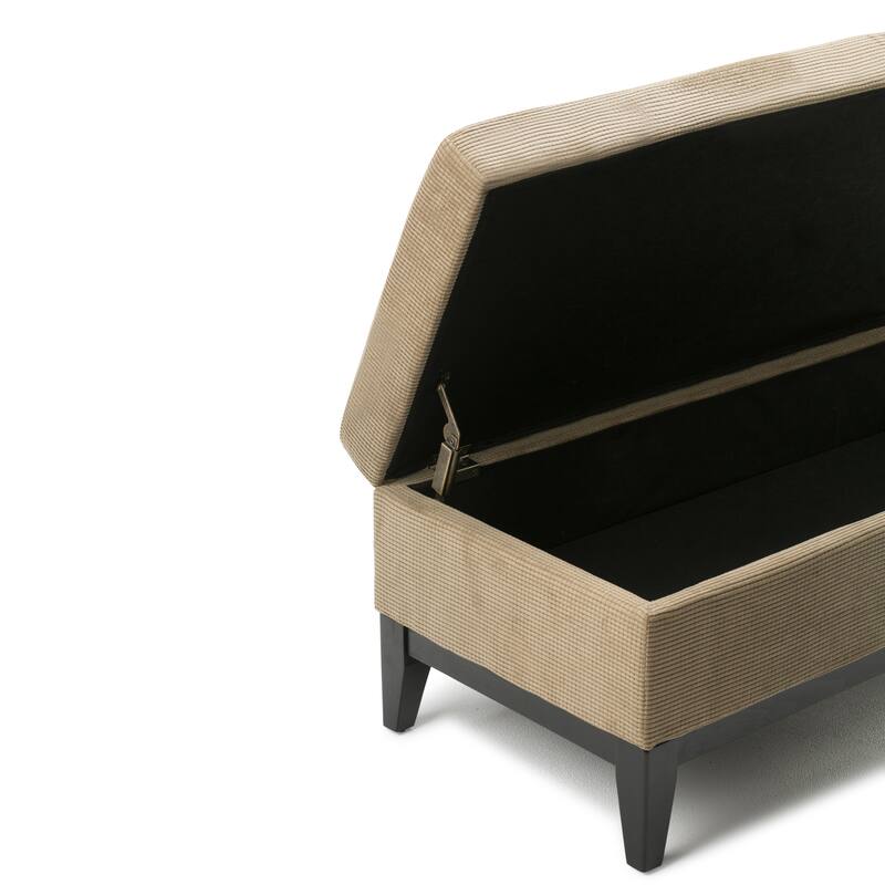 WYNDENHALL Jackson 42 inch Wide Rectangle Storage Ottoman