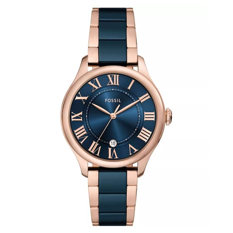 Fossil Women's Gilmore Blue Dial Watch - CE1134 - One Size