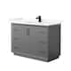 Option Dark Gray / Giotto Quartz Top / Matte Black
