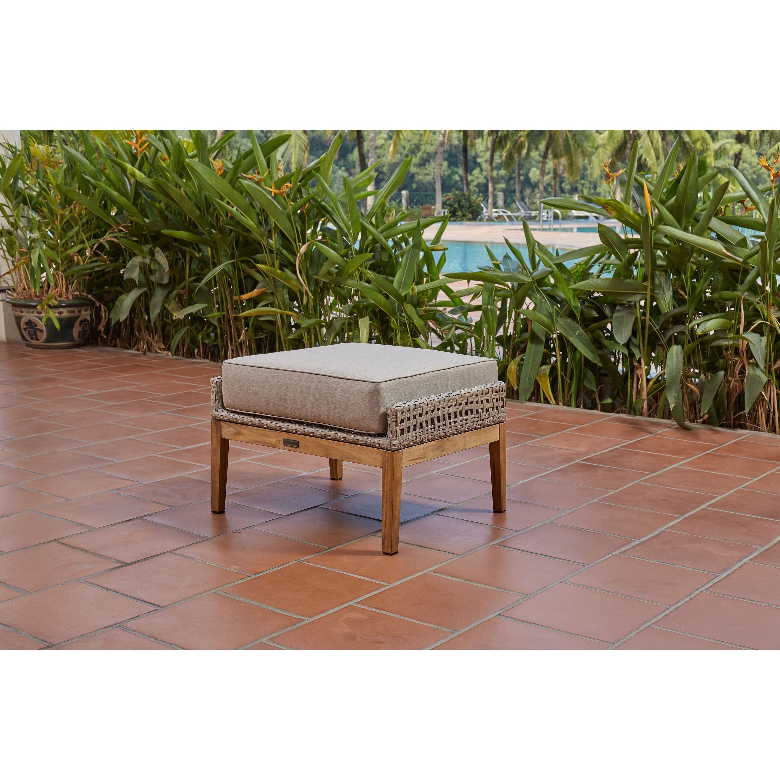 Sunbrella Outdoor Ottomans and Poufs Bed Bath & Beyond