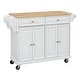preview thumbnail 30 of 35, Simple Living Georgia Kitchen Cart