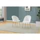 Option White P/U Leather Chairs