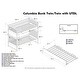 preview thumbnail 9 of 12, Columbia Twin over Twin Bunk Bed with Twin Trundle in White