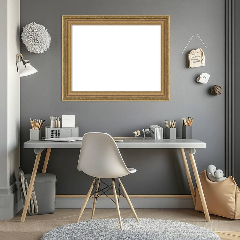 Elliot Gold Framed Dry Erase Magnetic Board