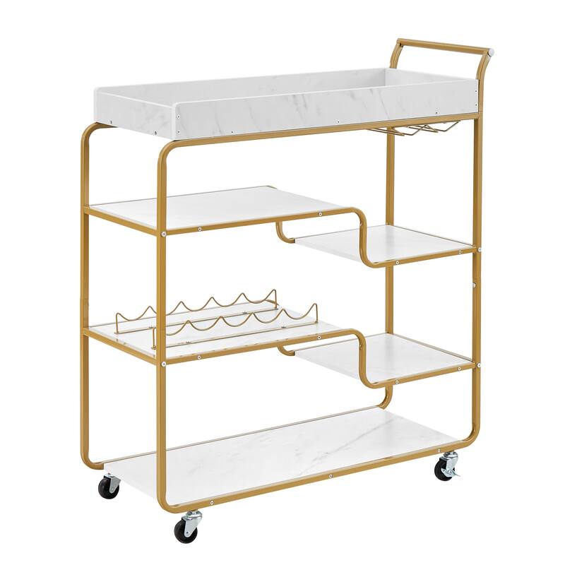 6-Tier Bar Cart(no include stool)
