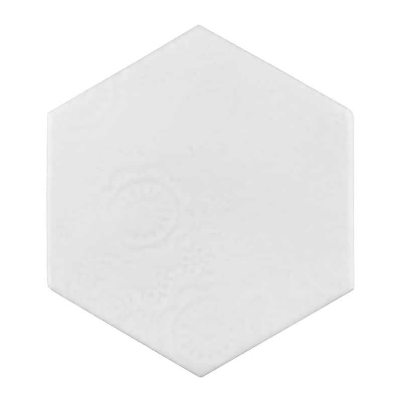 Merola Tile Caprice Bianco 4-3/8" x 5" Porcelain Wall Tile - Case (36 Tiles)