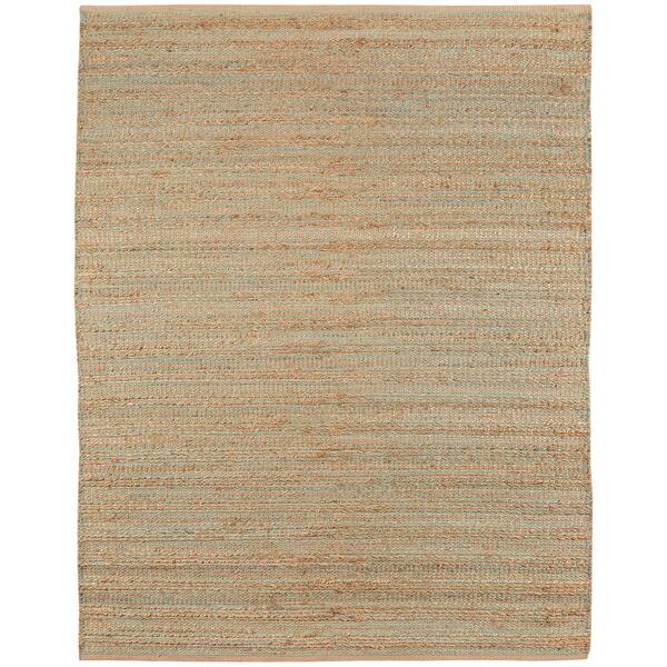 Shop Saratoga Jute Cotton Flatweave Aqua Area Rug 8 X10 Overstock 21452193