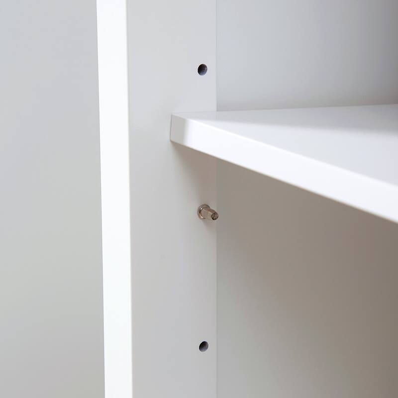 HOMCOM 27" Rolling Kitchen Island Cart with Drawer and Glass Door Cabinet, Kitchen Trolley with Adjustable Shelf and Towel Rack