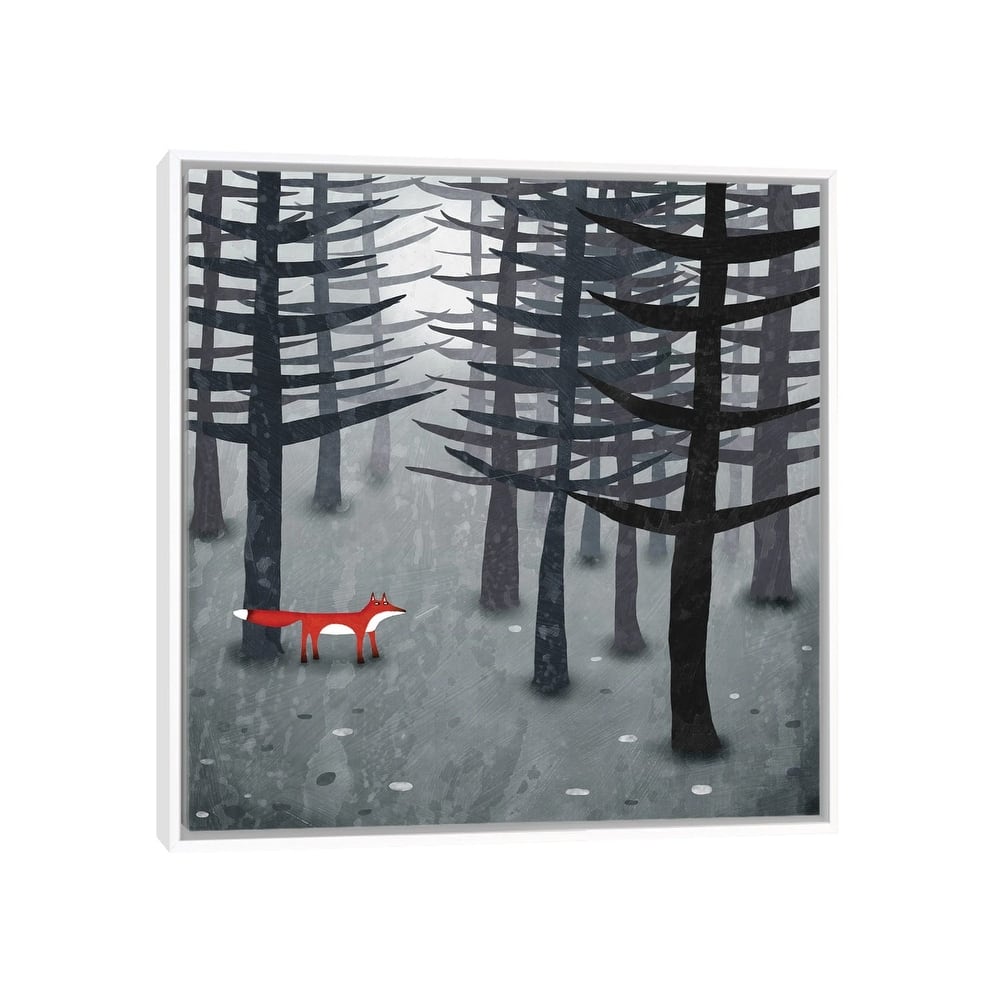iCanvas "The F0x And The Forest" by Nic Squirrell Framed Canvas Print