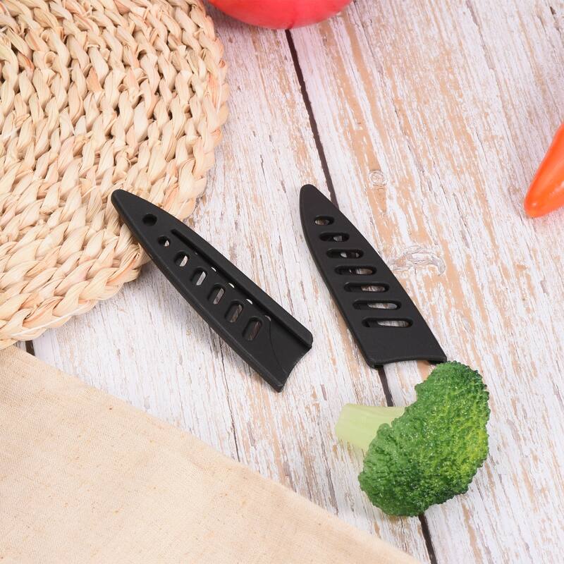 PP Kitchen Knife Sheath Cover Sleeves Portable for Paring knife - Black