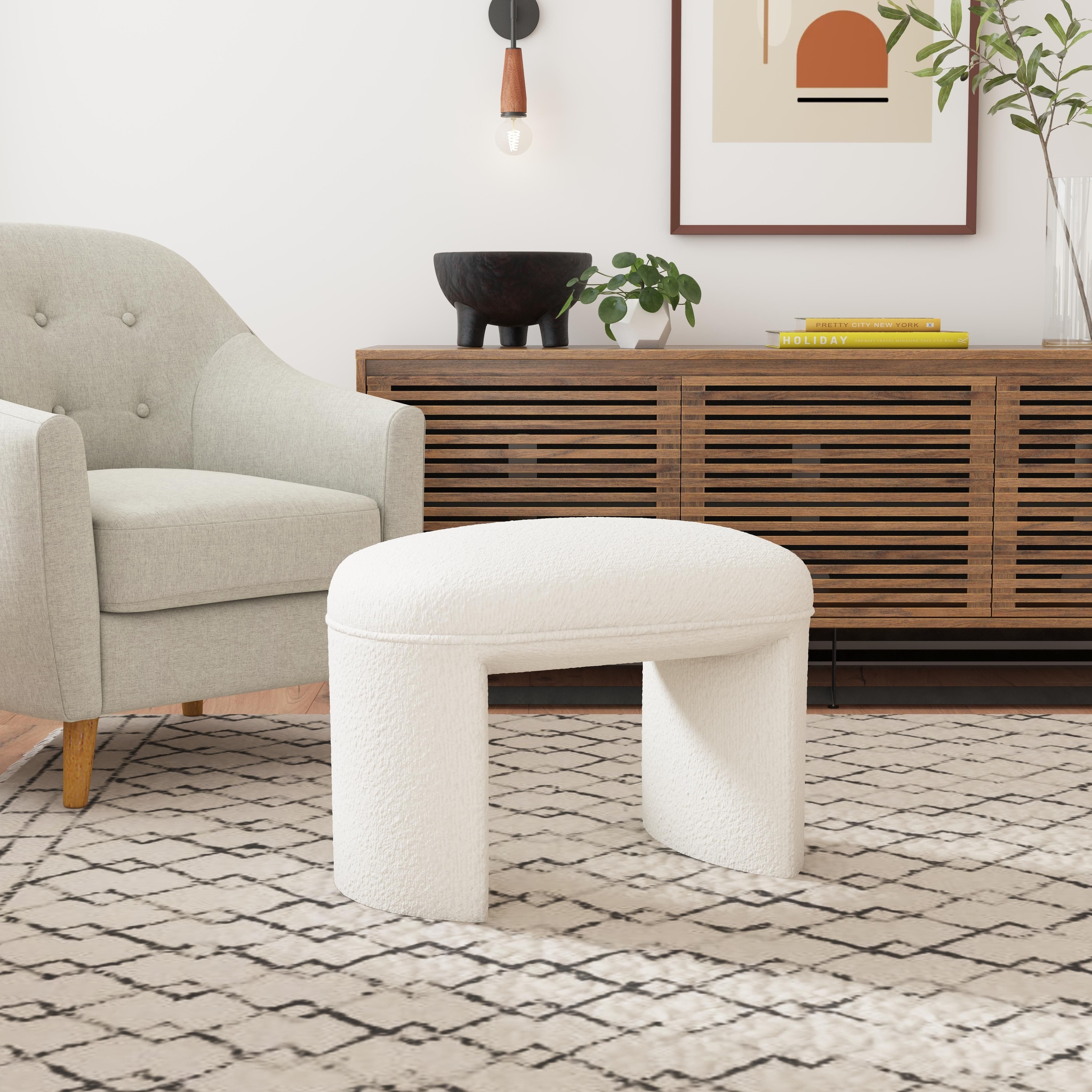 HomePop Quinn Ottoman