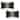 YANSUN 2 PCS 1-Light Modern White/Black Indoor Wall Sconce, G9 Minimalist Wall Light for Living Rooms, Bedrooms, and Hallways