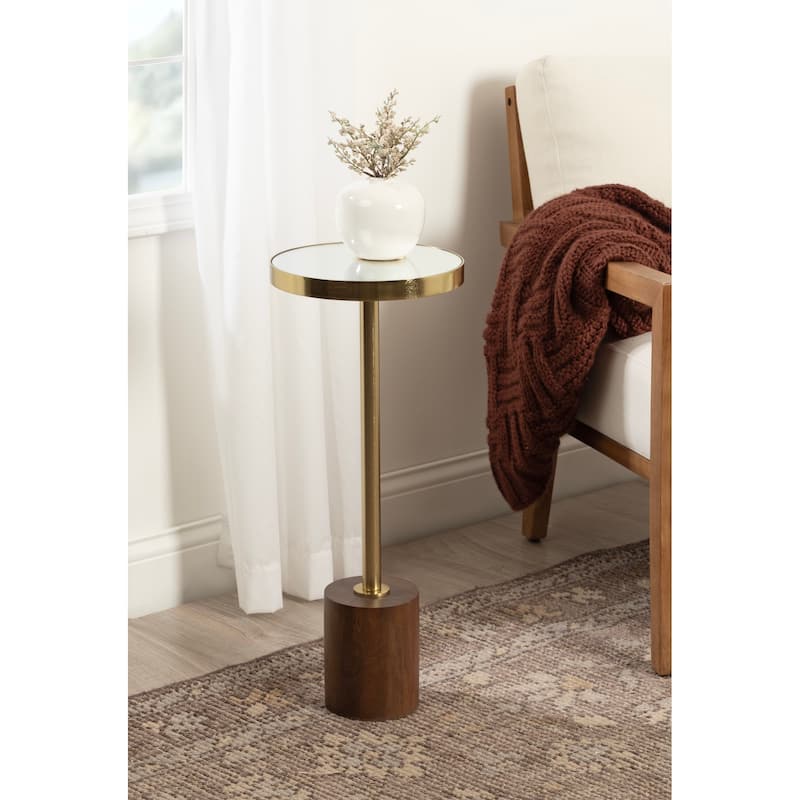 Kate and Laurel Hescott Mirrored Drink Table