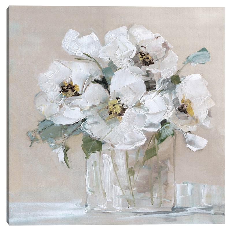 Soft Whites by Sally Swatland Canvas Art Print