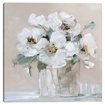 Soft Whites by Sally Swatland Canvas Art Print