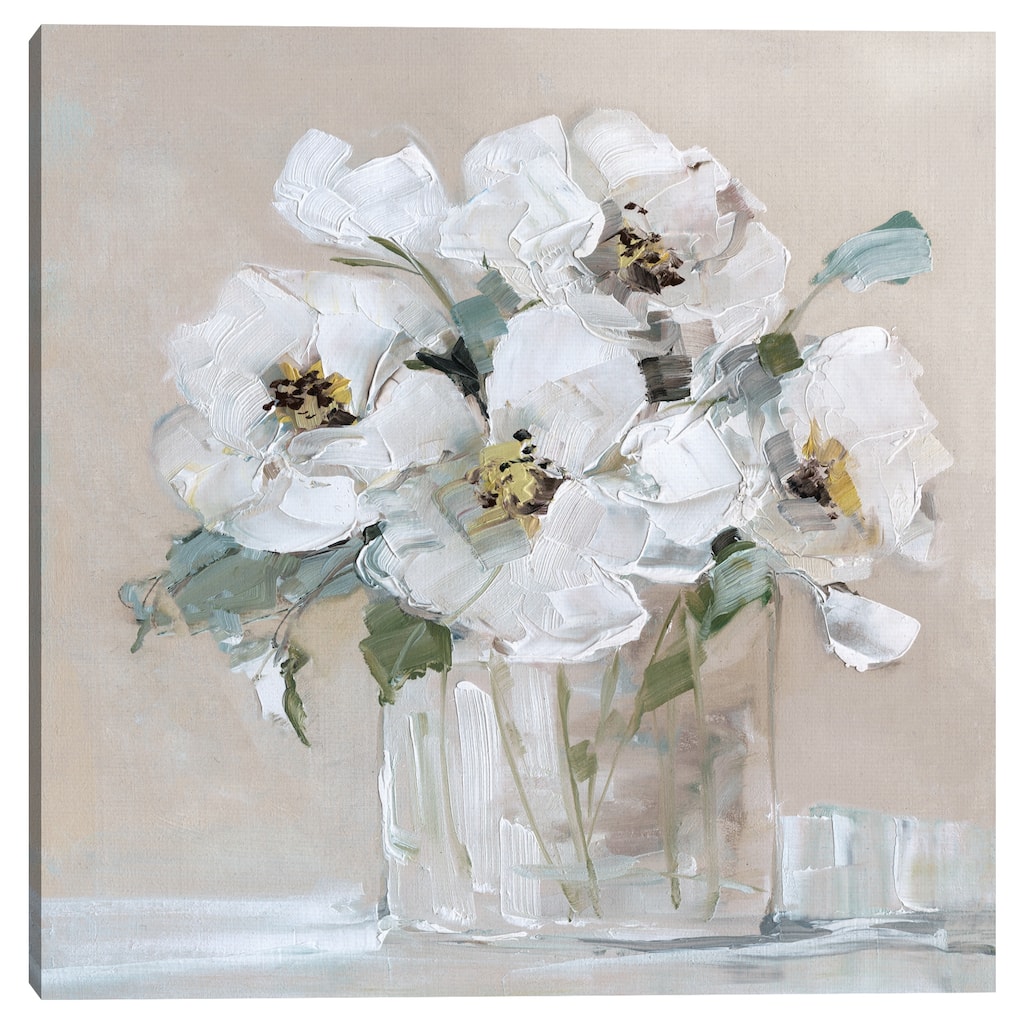 Soft Whites by Sally Swatland Canvas Art Print