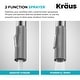 preview thumbnail 31 of 165, Kraus Urbix Industrial Solid Brass Kitchen Faucet