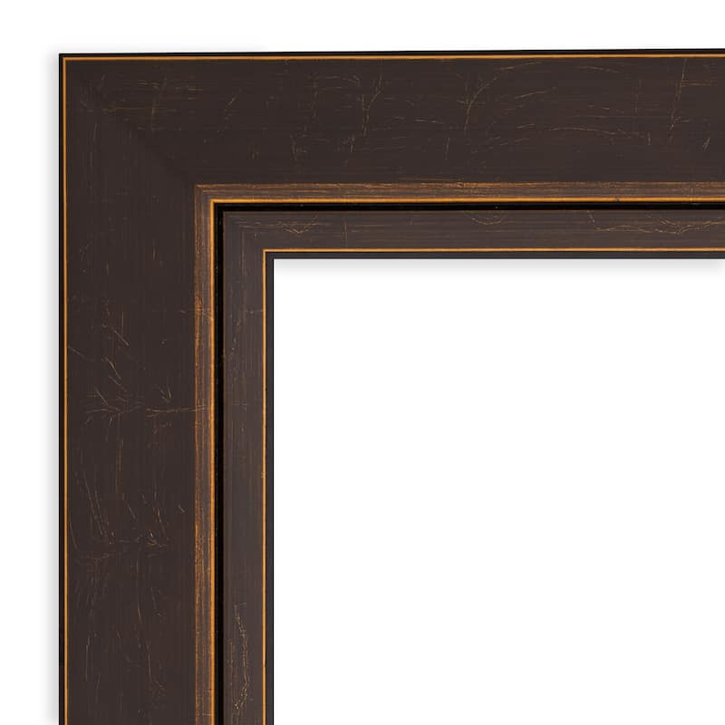 Amanti Art Lara Bronze Framed Dry Erase Magnetic Board