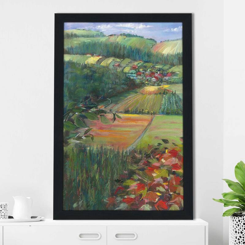 "Country Fields" by Carol Rowan Print on Acrylic.