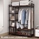 preview thumbnail 24 of 27, Free -Standing Closet Organizer Storage Shelves and Hanging Bar