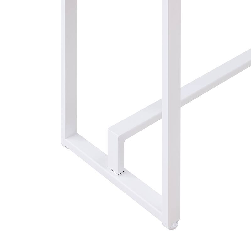 SEI Furniture Macen Modern Narrow Industrial Console Table