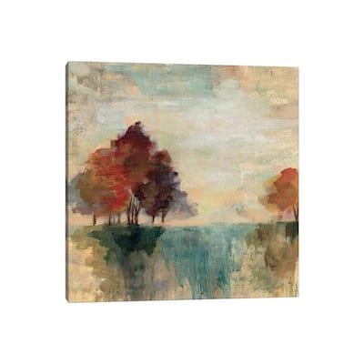 iCanvas "Landscape Monotype II" by Silvia Vassileva Canvas Print