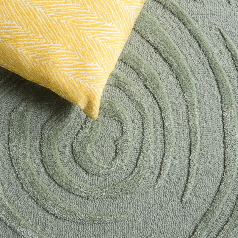 SAFAVIEH Handmade Glamour Oprica Contemporary Wool Rug