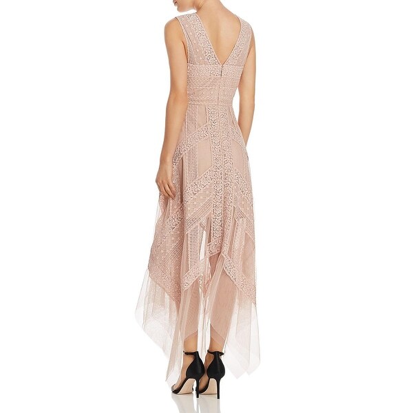 bcbg andi lace dress pink