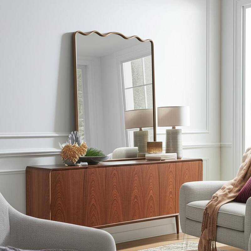 Savoy Ripple Mirror - 30H x 24W x .3/4D