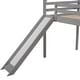 preview thumbnail 31 of 31, Contemporary Design Twin Loft House Bed with Ladder and Slide, Maximized Space Saving, Health and Comfort
