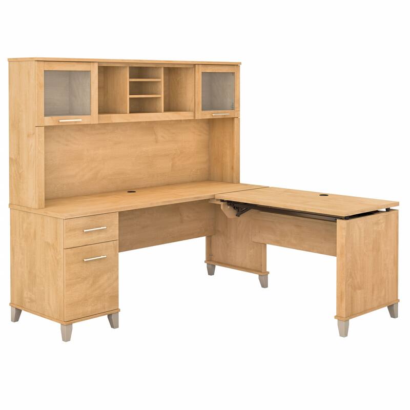 Bush Furniture Somerset 72W 3 Position Sit to Stand Desk