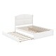 preview thumbnail 20 of 26, Multiple Storage Space Wood Queen Size Platform Bed with Twin Size Trundle and 2 Drawers