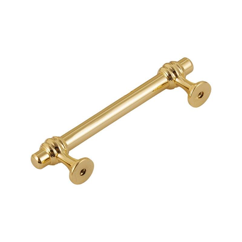Utopia Alley Cabinet knob/Pull, Polished Gold, knob 1.19"/3.75"/5"/6.3"/10" center to center