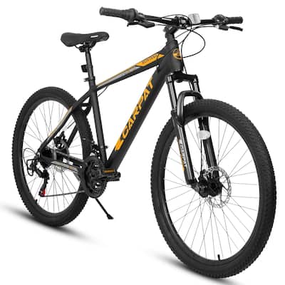 26 in Mountain Bike Adult Aluminum Frame Shock Absorbing Front Fork 21-Speed
