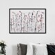 preview thumbnail 38 of 43, Oliver Gal 'Garden of Dusty Rose' Floral and Botanical Framed Wall Art Prints Gardens - Pink, White 54x36 - Black