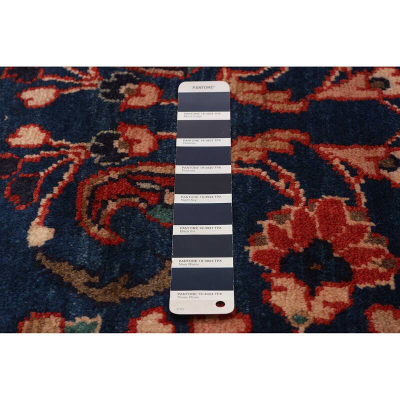 ECARPETGALLERY Hand-knotted Anadol Navy Wool Rug - 3'2 x 10'3