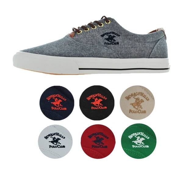 Shop Beverly Hills Polo Club Men S Canvas Fashion Boat Shoes Sneakers Overstock 15648385