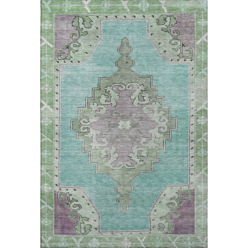 Premium Washable Super Soft Vintage Traditional Mayfield Rug