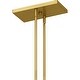 preview thumbnail 7 of 8, Foreland 6-Light Brushed Gold Linear Chandelier