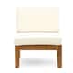 Option Teak Finish+ Beige Cushion