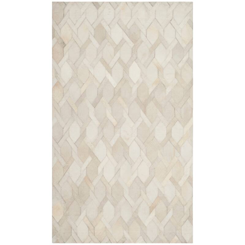 SAFAVIEH Studio Adolfina Handmade Leather Rug