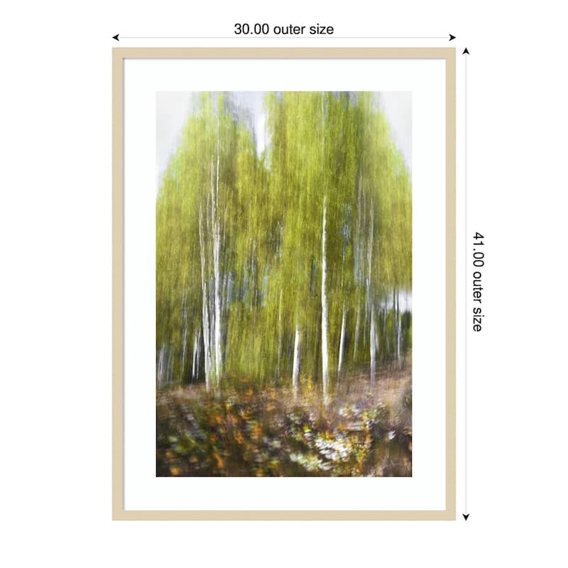 Spring grove by Christina Sillen Wood Framed Wall Art Print