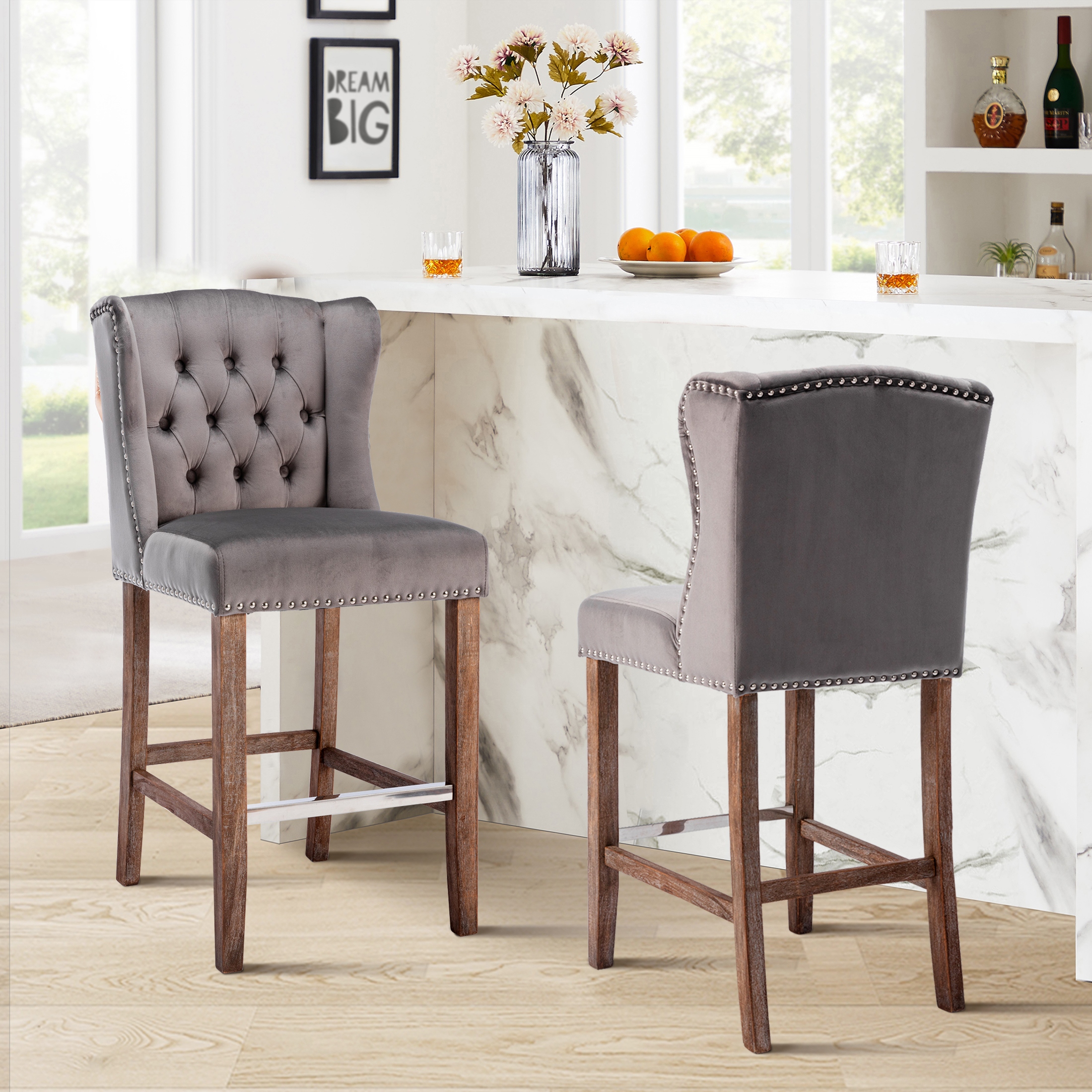 Modern grey counter stools sale