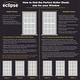 preview thumbnail 12 of 20, Eclipse Arbor Solid 100% Total Blackout Cordless Roller Shade